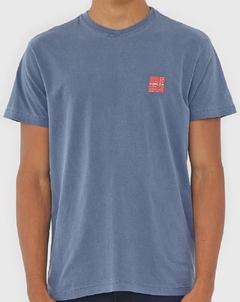 T-shirt Masculino Stone Logo Azul  Osklen