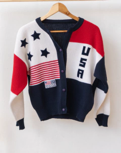 Cardigã USA  vintage