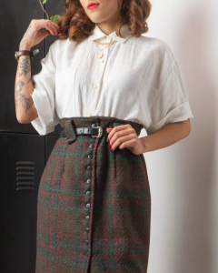 Camisa botões basic vintage