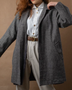Casaco de lã vintage - comprar online