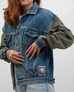 Jaqueta jeans oversized - loja online