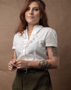 Camisa Algodão P/M - Cherry