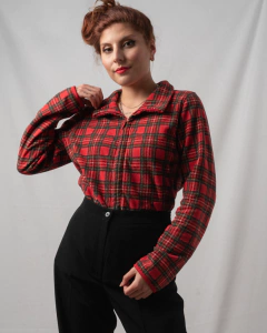 Blusa de Fleece xadrez - comprar online