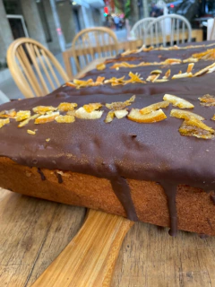 Budin grande x unidad. naranja y choco y f.secos en internet