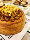 Torta Cheesecake de dulce de leche con garrapiñada chica (4 porciones)