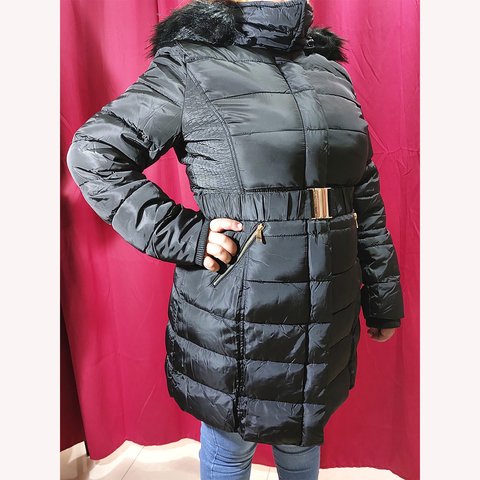 Campera Larga Inflable Impermeable. Art 3052