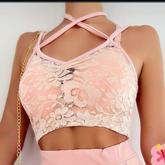 TOP DE ENCAJE. ART 9049