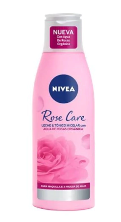 Nivea Rose Care - Leche y tónico micelar con Agua de Rosas