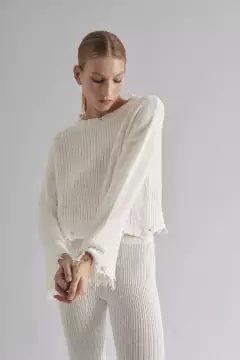 Sweater Degas Blanco PREVENTA - Comprar en Garza Lobos