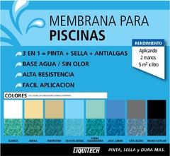 Membrana para Piletas Liquitech Merclin x 20 Lts - comprar online