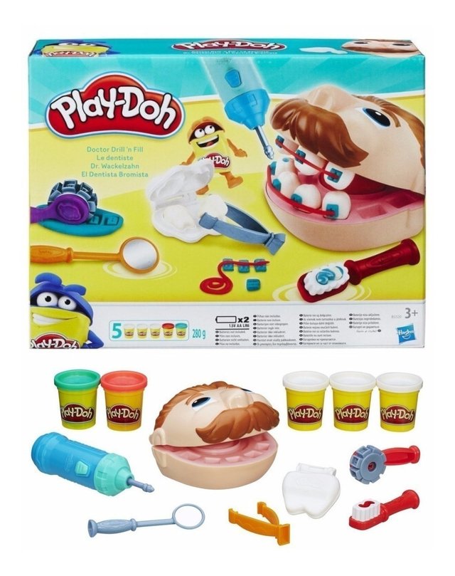 masas play doh dentista