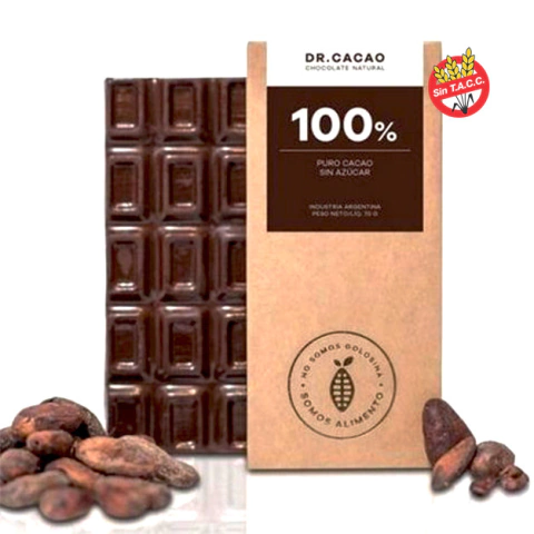 100% Puro cacao s/azúcar "Dr Cacao"