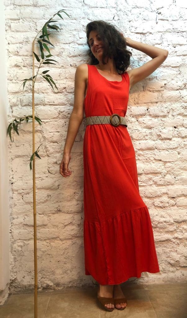 Vestido largo de lino - Comprar en My Bamboo Spirit