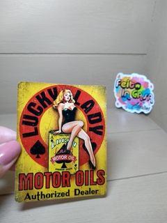Adesivo Lucky Lady Motor oil