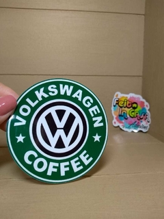 Adesivo Volkswagen Coffee Starbucks