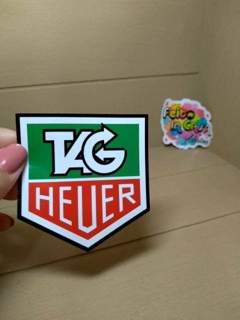 Tag Heuer Old School Autocollant Sticker Rétro Montre Motorsport Course - Foto 12