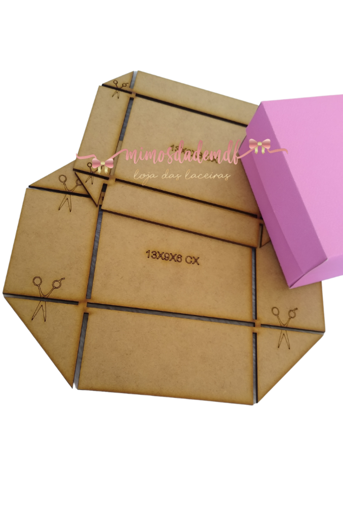 Molde caixa -13x9x6(Tam P) - Comprar em mimosdademdf