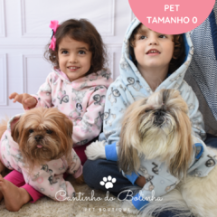 KIT PET BAMBINI | Blusa Pet (número 0) + Blusa Infantil