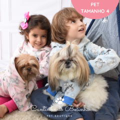 KIT PET BAMBINI | Blusa Pet (número 4) + Blusa Infantil