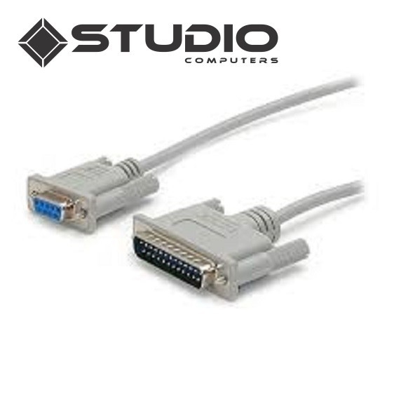 Cable Serial Db9 Hembra A Db25 Macho 1,80 Metros