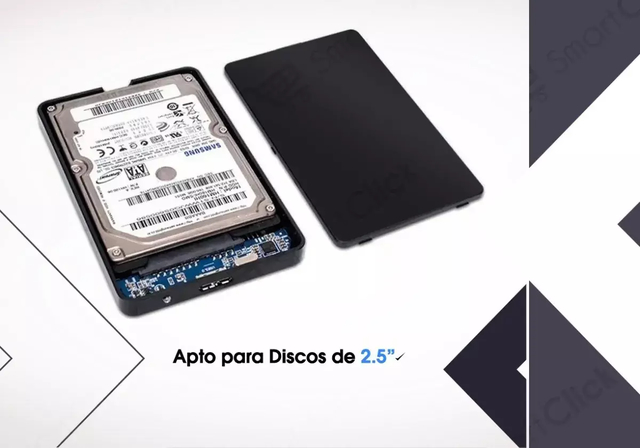Carry Disk Usb 3.0 Sata Case Disco Rigido 2.5 + Kit