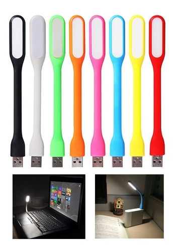 Luz Led Lampara Notebook Portatil Flexible Usb Linterna