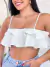 Imagem do Cropped com Babado Rafaela