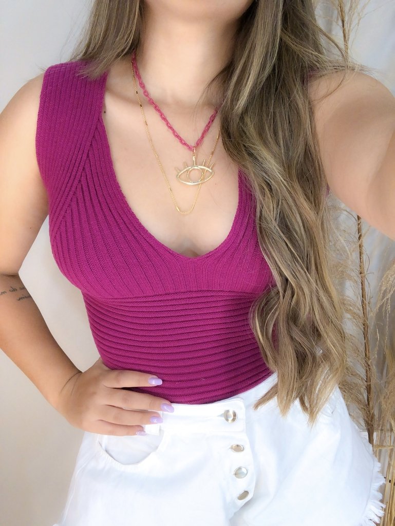 Cropped tricot modal Clearance