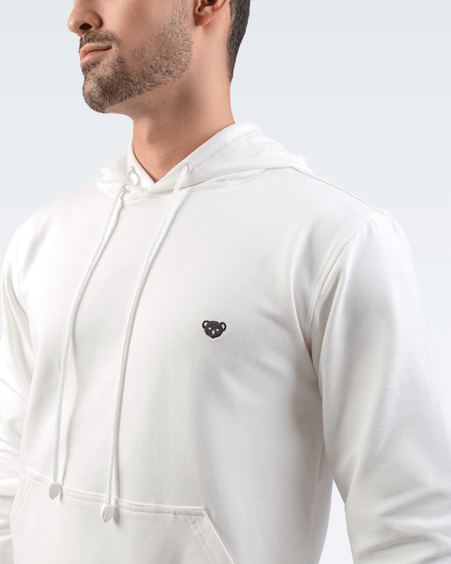 comme des garcons ivory moletom com capuz