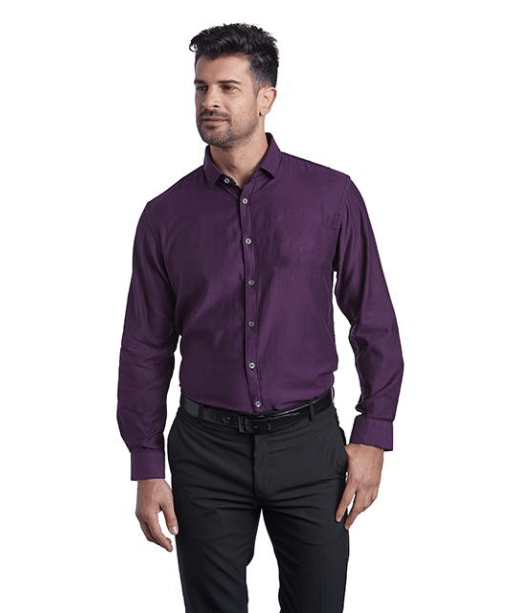 Camisa clásica violeta - Comprar en Caetano Factory