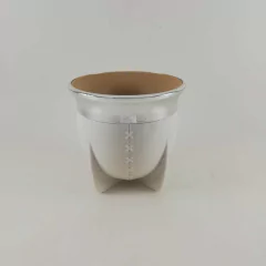 Imagen de Mate Pampa blanco con bombilla