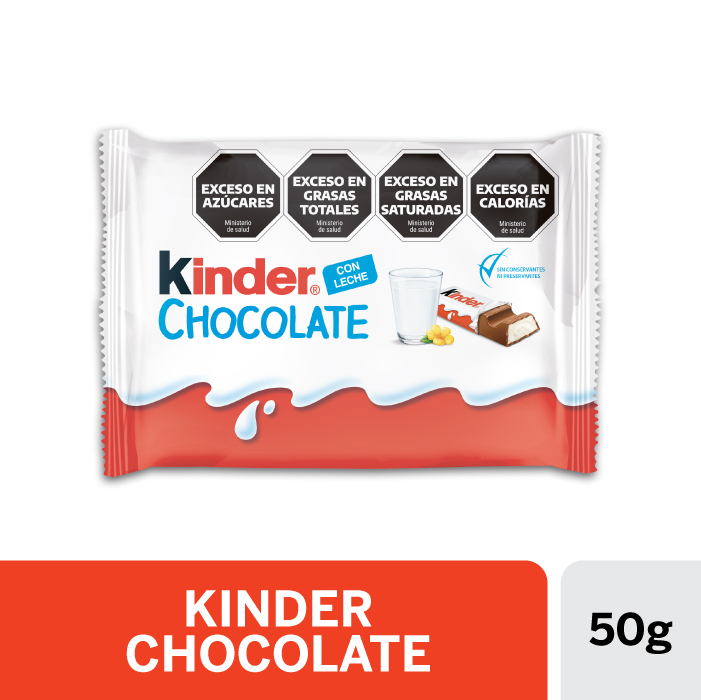 KINDER CHOCOLATE T4 50g Comprar en Bomboneria Royal