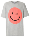 T-shirt oversize Smiley mescla
