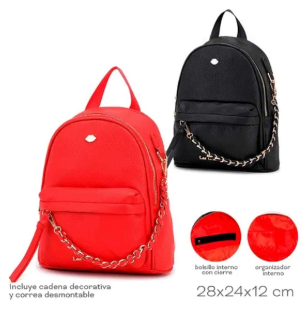 mochila cadena las oreiro