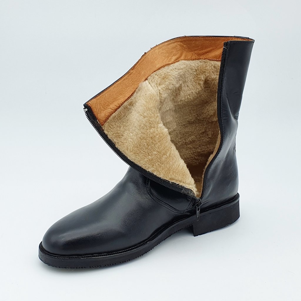 Bota de cuero con piel corderito Art 501 - Calzados EMILIO