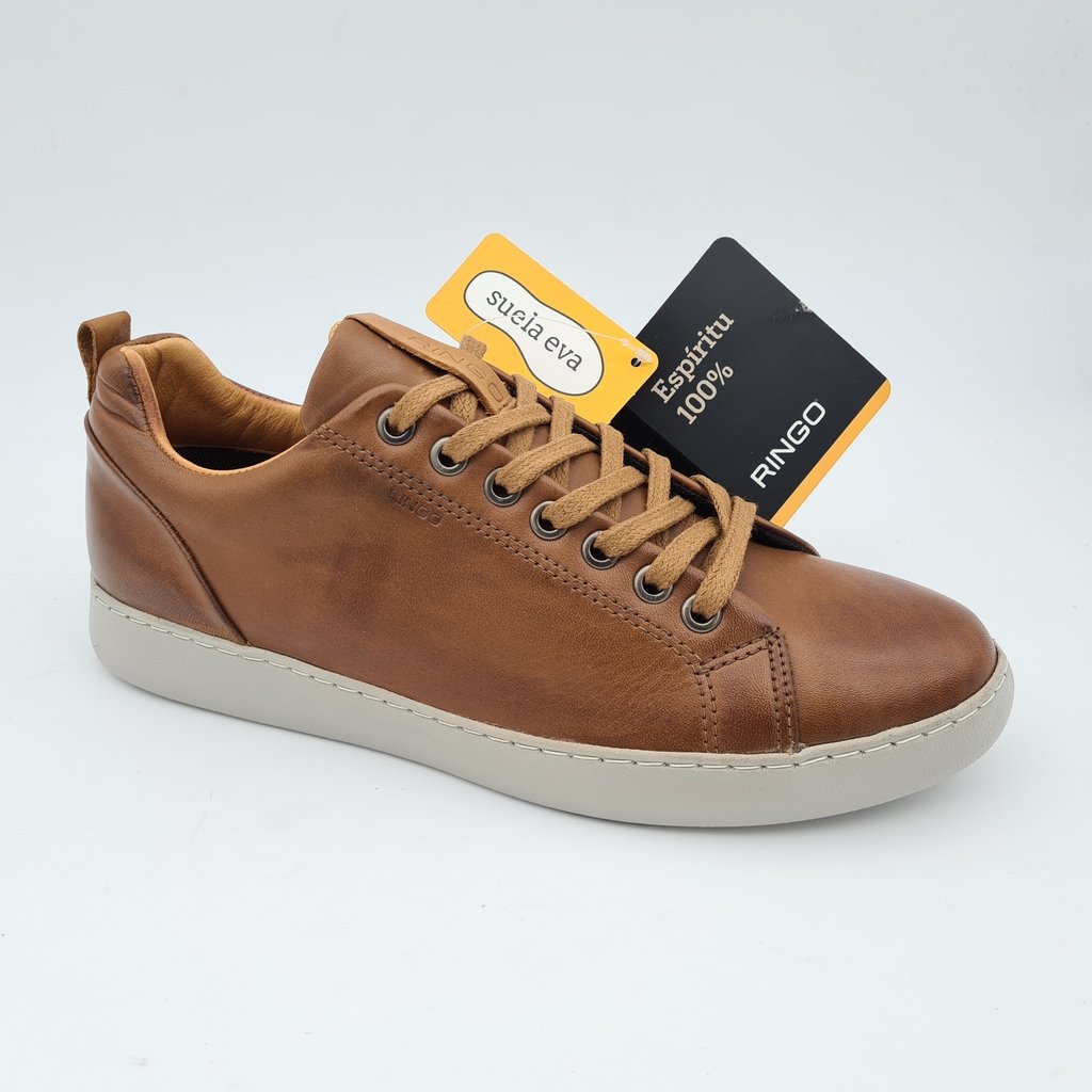 Zapatilla casual urbana de cuero. Art Got, marca Ringo.