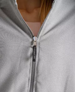 Campera Reversible Deportiva Mujer Gris Claro - YAGÉ