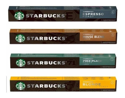 Café en capsulas Starbucks compatible con Nespresso x 10u