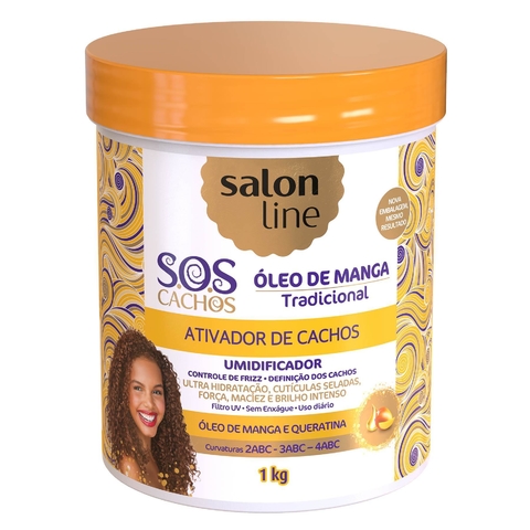 Ativador Cachos S Line 1kg S O S Umidifi Ativador Cachos S Line 1kg S O S Umidifi