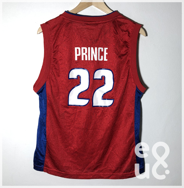 Musculosa Deportiva NBA Reebok Pistons Prince Talle L #2934