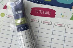 Juego de mesa "Tutti Frutti"- Lavable con marcadores - Time To Play