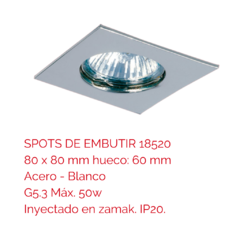 SPOT de Embutir CUADRADO 18520 en internet