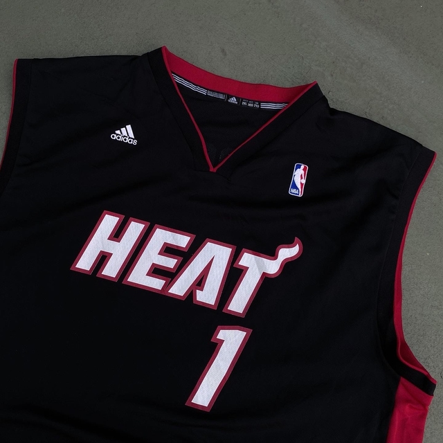 Jersey Miami Heat adidas NBA #1 Chris Bosh - TRUE$HOP