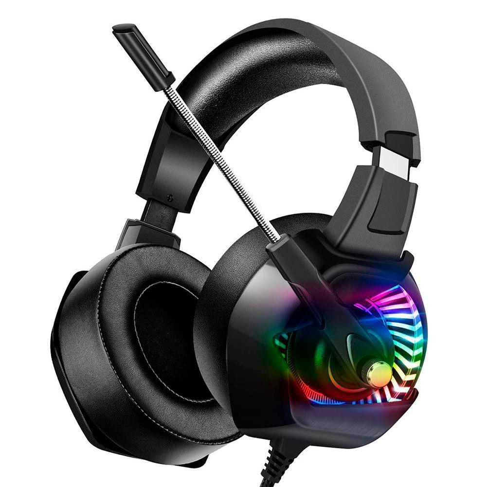 HEADPHONE GAMER 7.1 SUPER BASS HEADSET RGB LED PC XBOX PS - KP-470