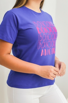 T-shirt Feminina - Bonjour Amour - loja online