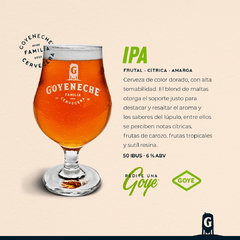 IPA 500 ml - Cerveza Artesanal Goyeneche - Six Pack en internet