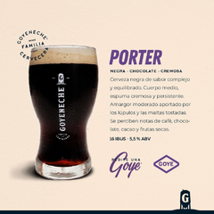 Porter 355 ml - Goyeneche, Cerveza Artesanal 
