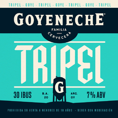Imagen de Tripel 355 ml - Cerveza Artesanal Goyeneche - Pack x 12