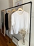 Sweater Celeste blanco
