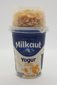 Yogurt de vainilla con cereales MILKAUT 165g